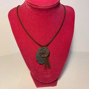 Happy camper necklace